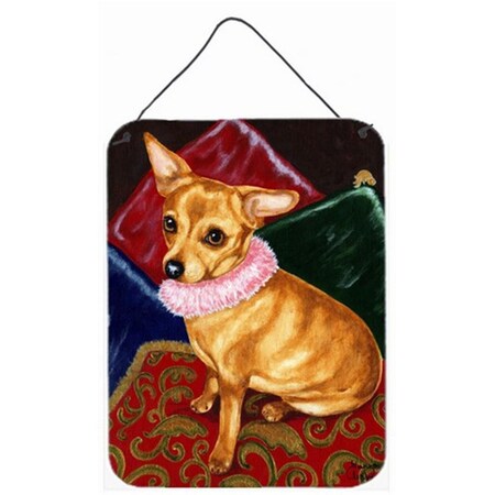 Carolines Treasures Pillow Princess Chihuahua Wall or Door Hanging Prints AMB1389DS1216